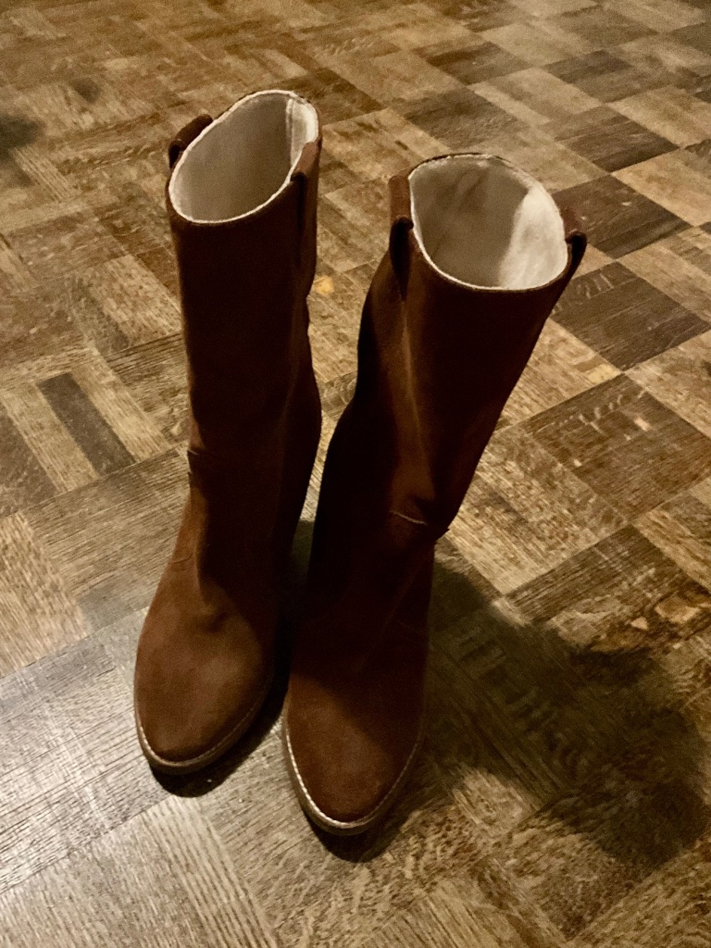 Aquatalia Mid Calf Suede Boots